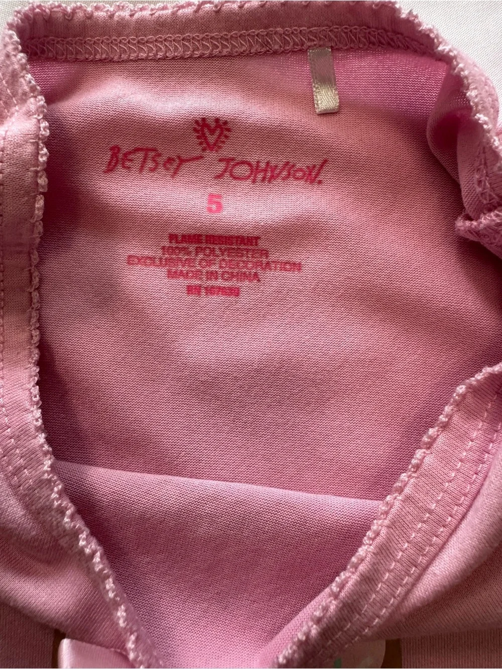 Betsey Johnson soft pink